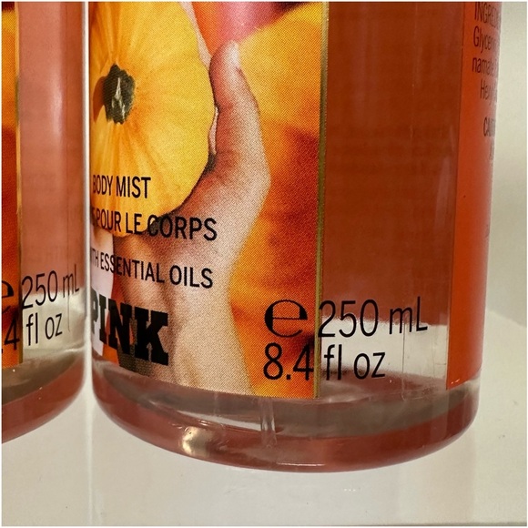 4 Victoria Secret Basic Pumpkin Body Spray 8.4oz - Picture 2 of 4